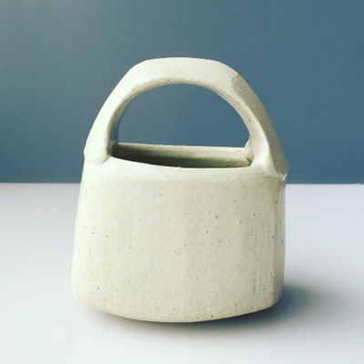 ceramic purse by Beatriz Gutierrez