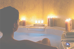 A bath is a great way to wind down before sleep.