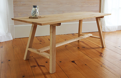 hardwood indoor bench