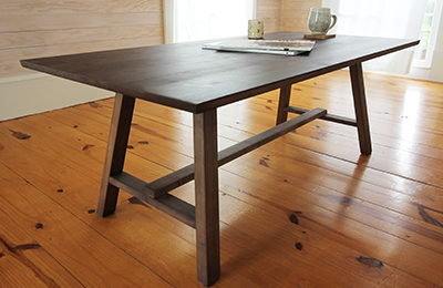 naturally-finished coffee table