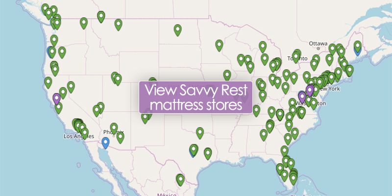 Savvy Rest dealer map