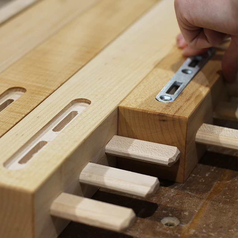 natural hardwood construction