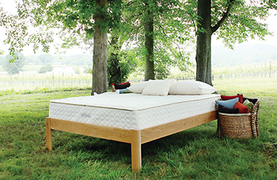 layered organic mattresses