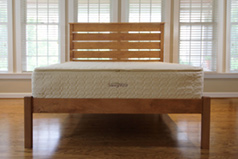 natural latex mattress with pocketed-coil springs