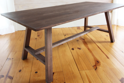 natural hardwood coffee table