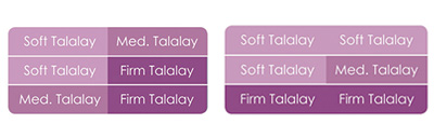 Savvy Rest Talalay mattress layering