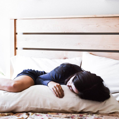 Savvy Rest's Esmont natural platform bed as featured in Sustainably Chic