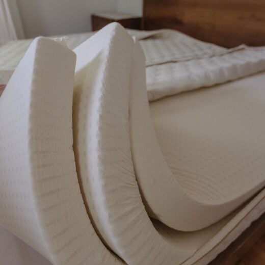 Each layer wrapped individually in organic cotton