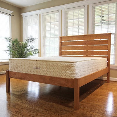 Savvy Rest wrapped coil organic mattress