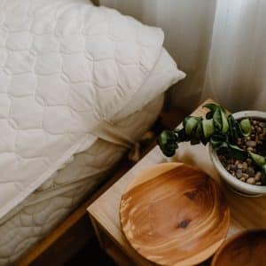 Organic cotton mattress pad