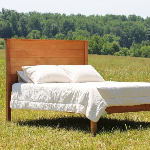 customizable natural platform bed