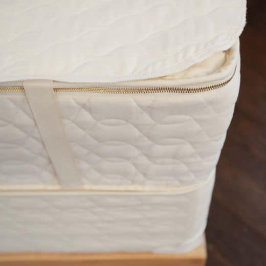 Organic cotton mattress pad