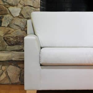 low-arm organic sofa