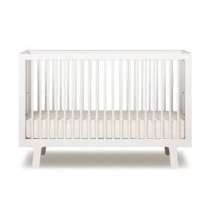 Oeuf Sparrow Crib White.