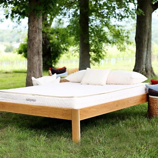 GOTS-certified organic Tranquility mattress.