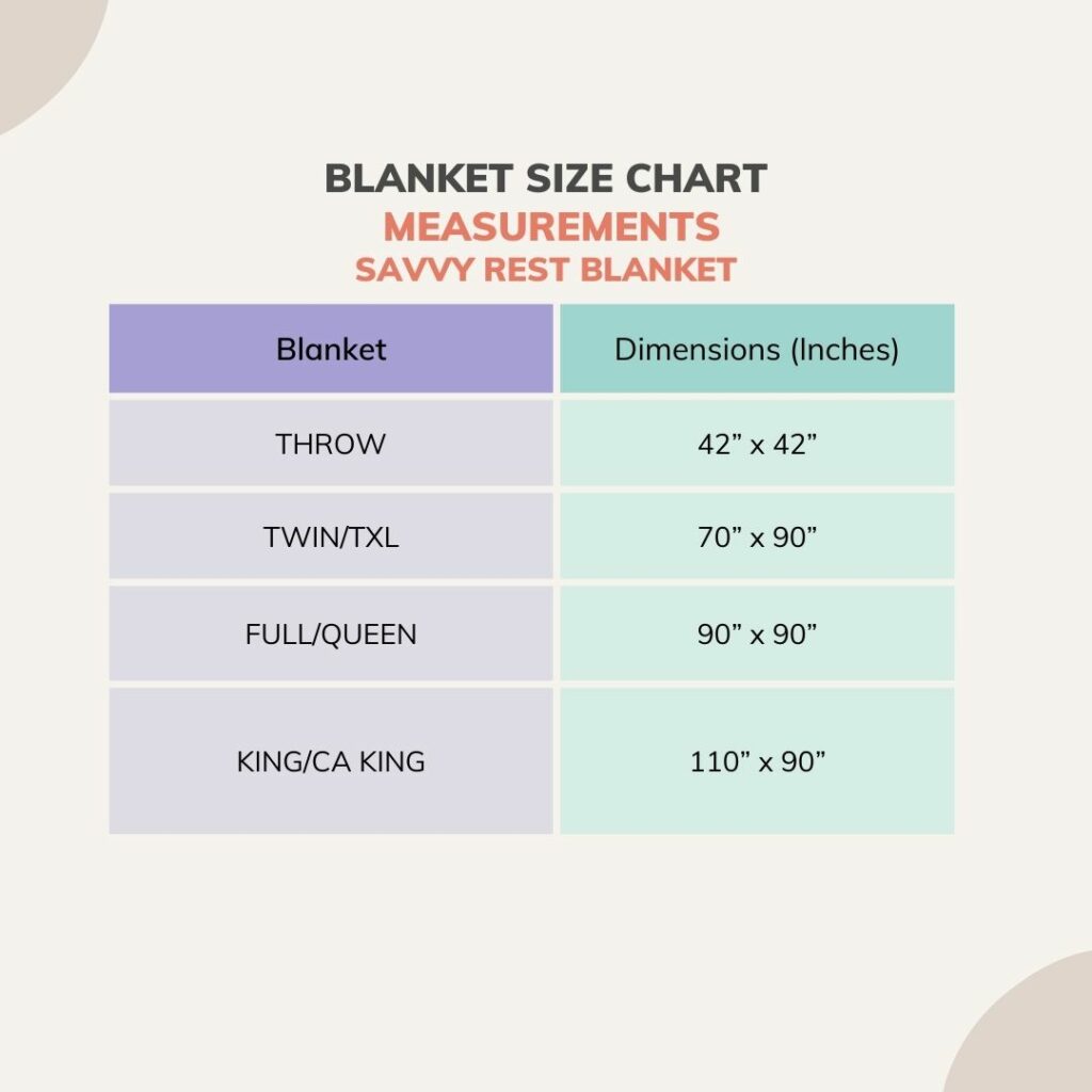 Blanket Sizes and Dimensions: Info You'll Need While Shopping