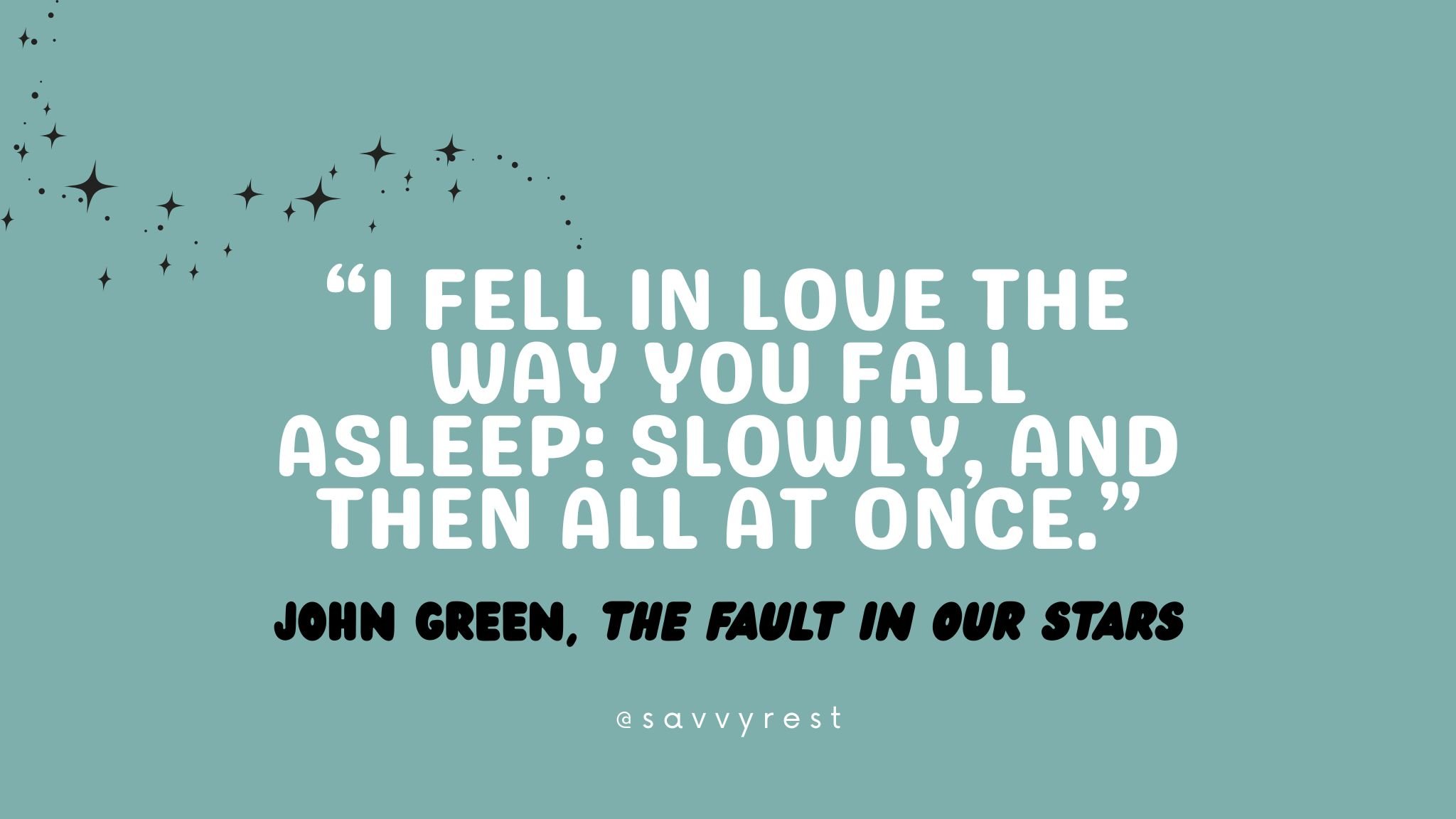 The Fault in Our Stars quote