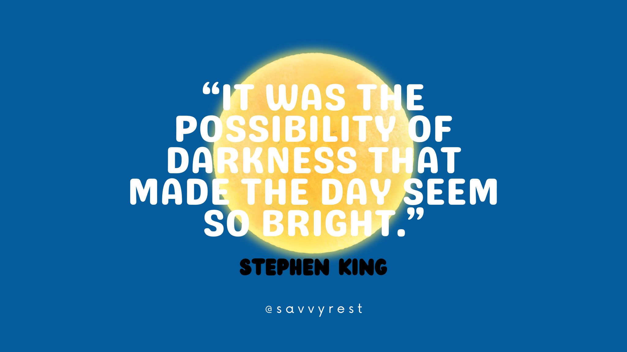 Stephen King quote