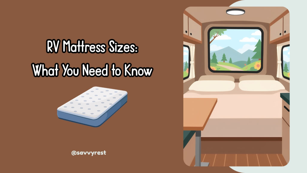 RV Mattress sizes
