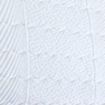 Organic cotton mattress casing.